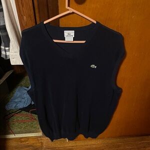 Lacoste Dark Blue V-Neck Sweater Vest